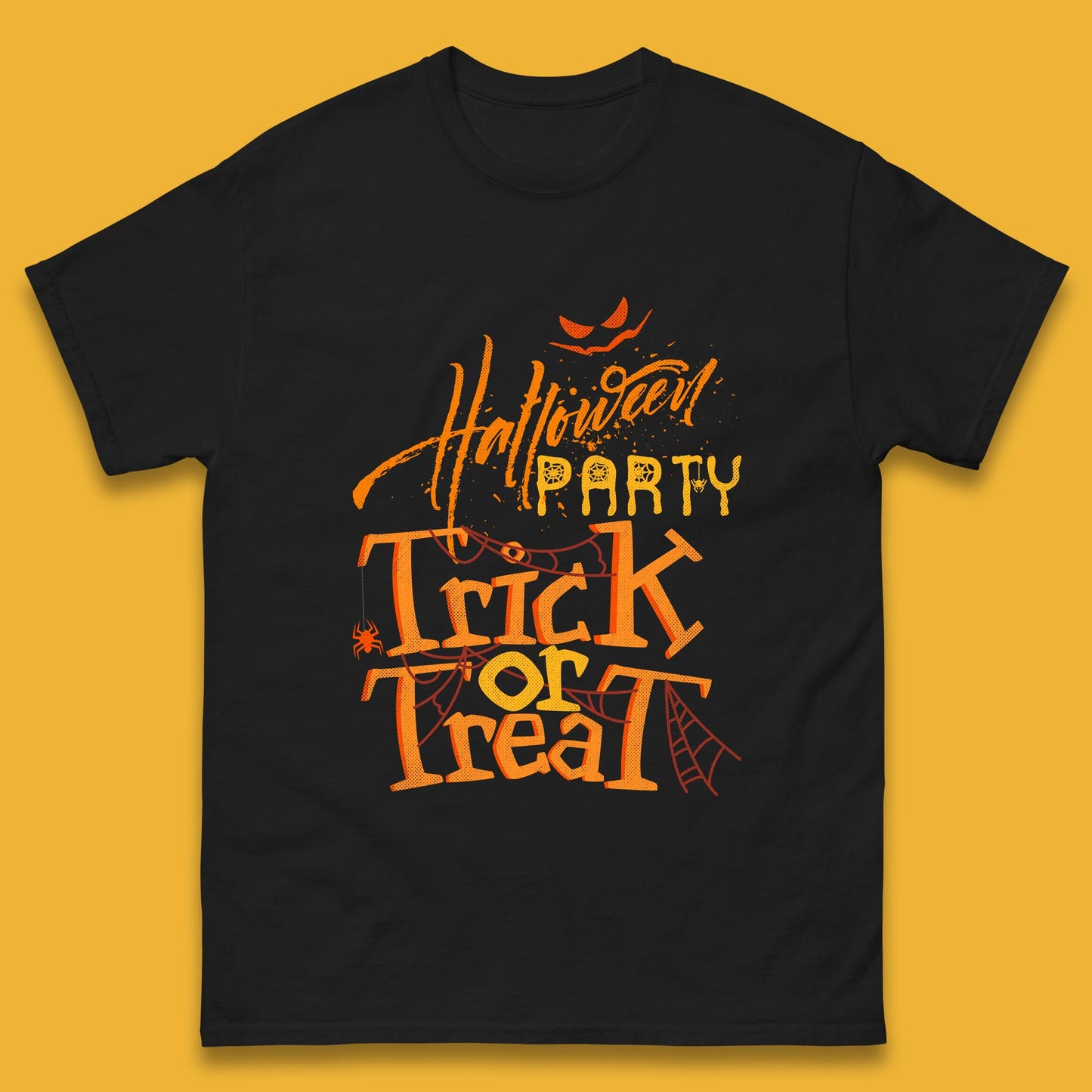 Happy Halloween Trick Or Treat Horror Scary Spooky Vibes Mens Tee Top