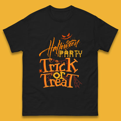 Happy Halloween Trick Or Treat Horror Scary Spooky Vibes Mens Tee Top