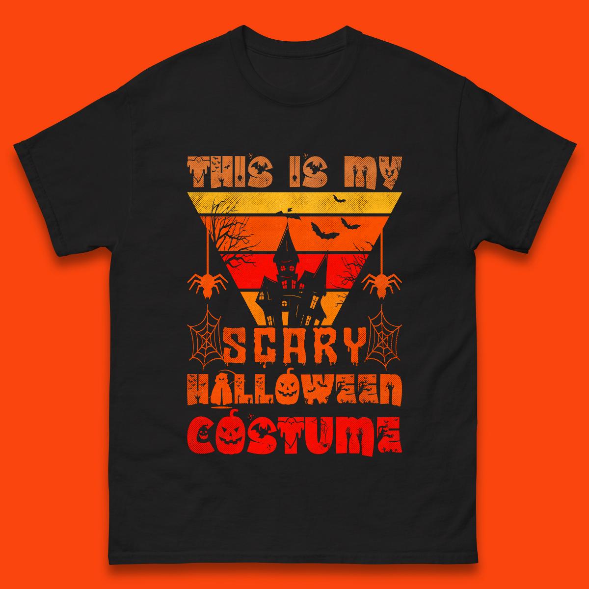 This Is My Scary Halloween Costume Spooky Haunted House Creepy Halloween Mens Tee Top