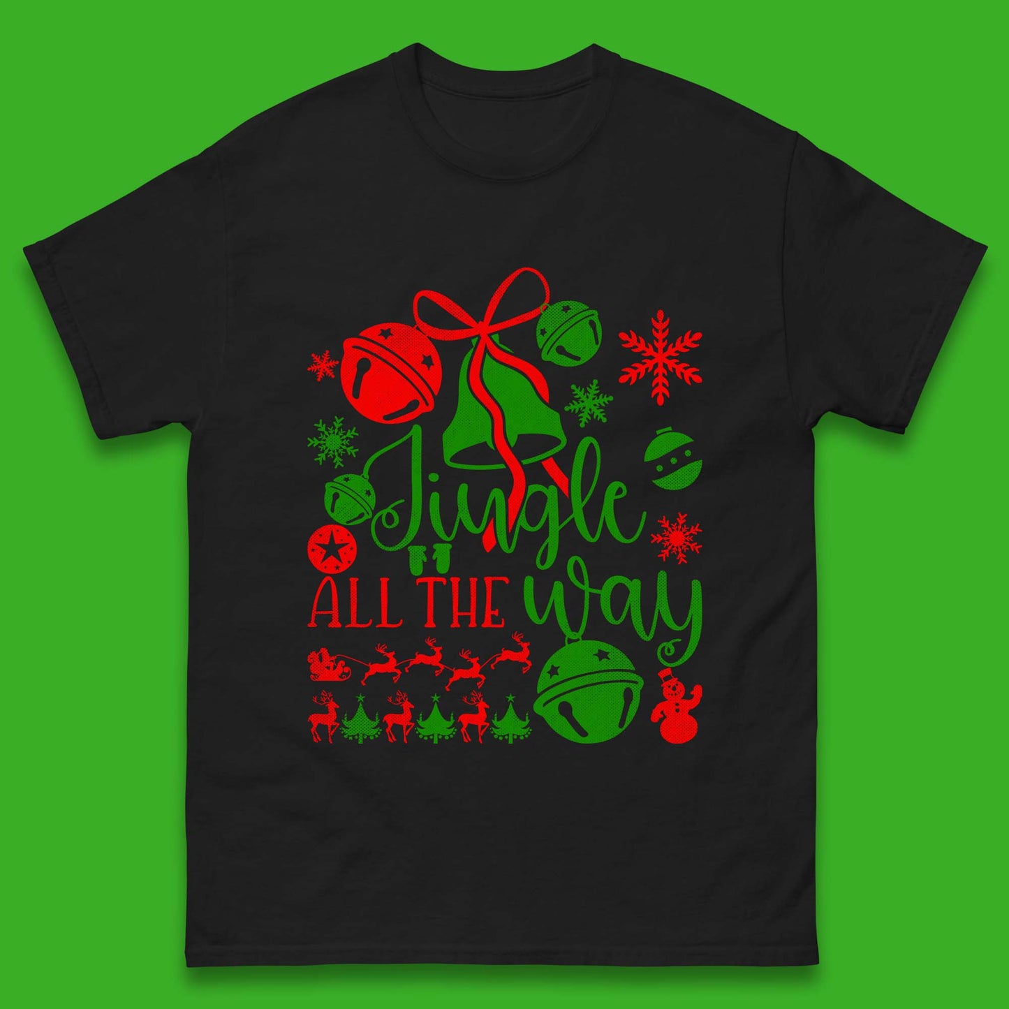 jingle all the way christmas t shirt