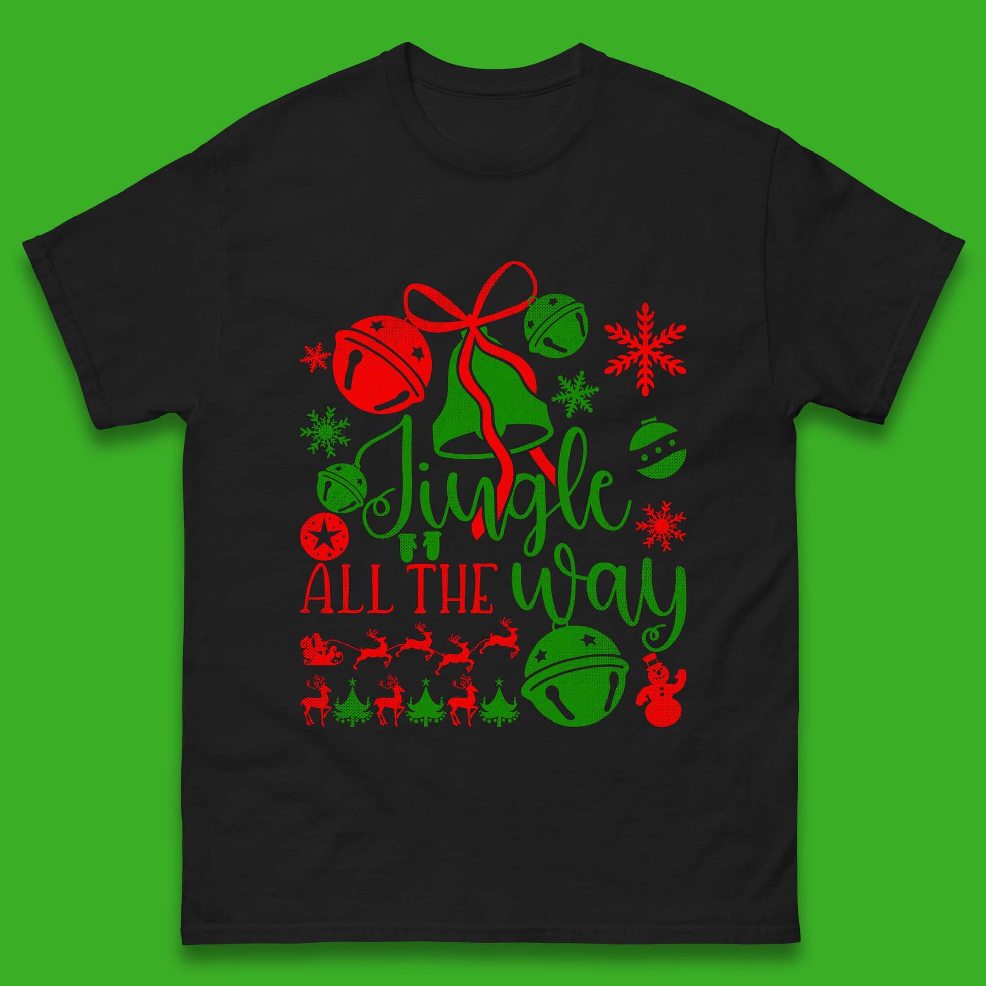 jingle all the way christmas t shirt