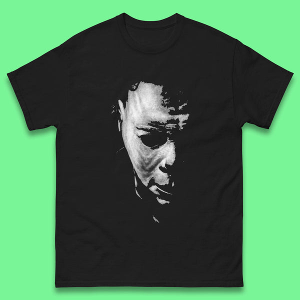 Michael Myers Face Halloween Horror Movie Character Mens Tee Top