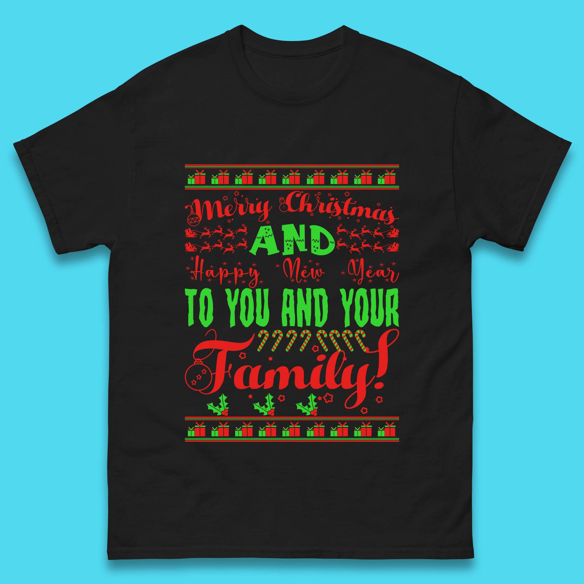 merry christmas family t shirt