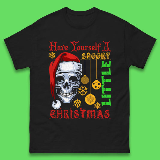 christmas skull t shirt