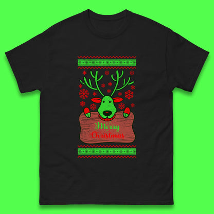 merry christmas reindeer t shirt