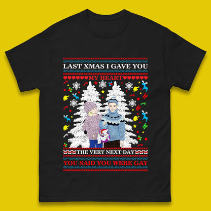 gay christmas t shirt