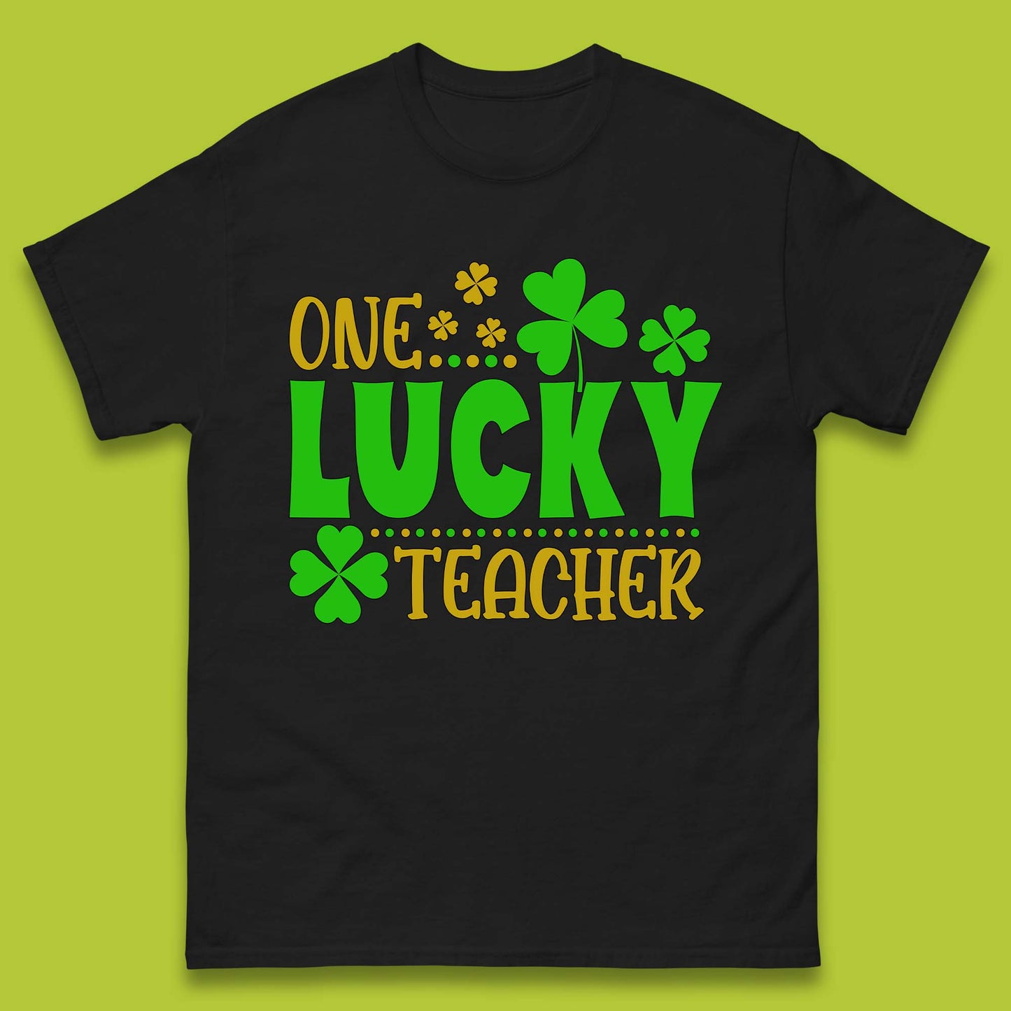 One Lucky Teacher Mens T-Shirt