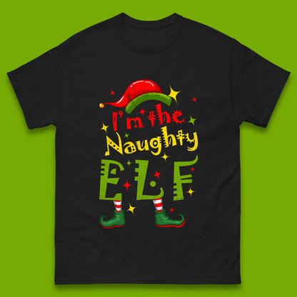 naughty elf t shirt