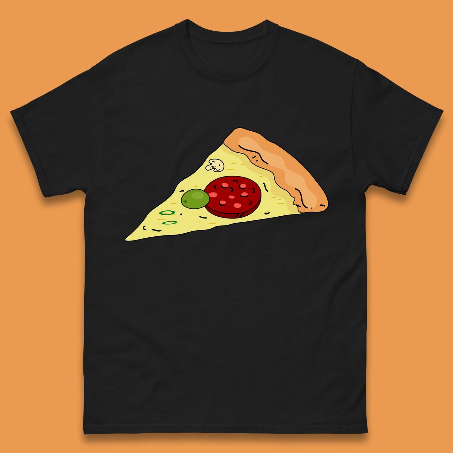 Italian Pizza Slice Pizzaologist Pizza Lover Pizza Holic Pizza Addict Mens Tee Top