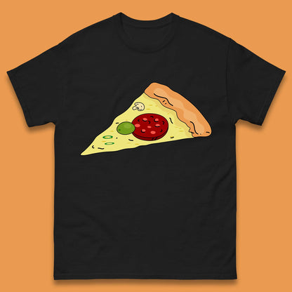 Italian Pizza Slice Pizzaologist Pizza Lover Pizza Holic Pizza Addict Mens Tee Top
