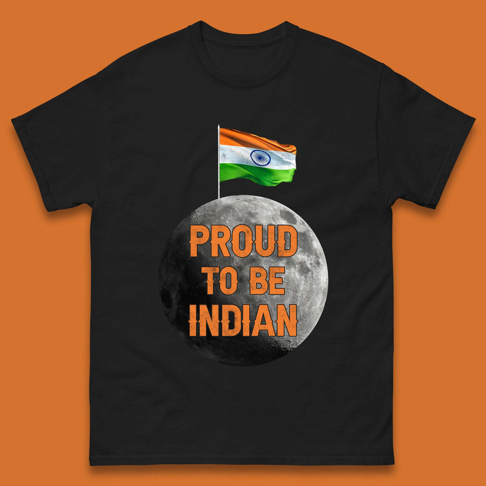 Proud To Be Indian Soft Landing To The Moon Chandrayaan-3 India On The Moon Mens Tee Top
