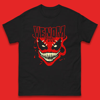 Venom Pool Marvel Avengers Venom Face Venom-Pool Marvel Comics Superhero Marvel Universe Movie Character Mens Tee Top