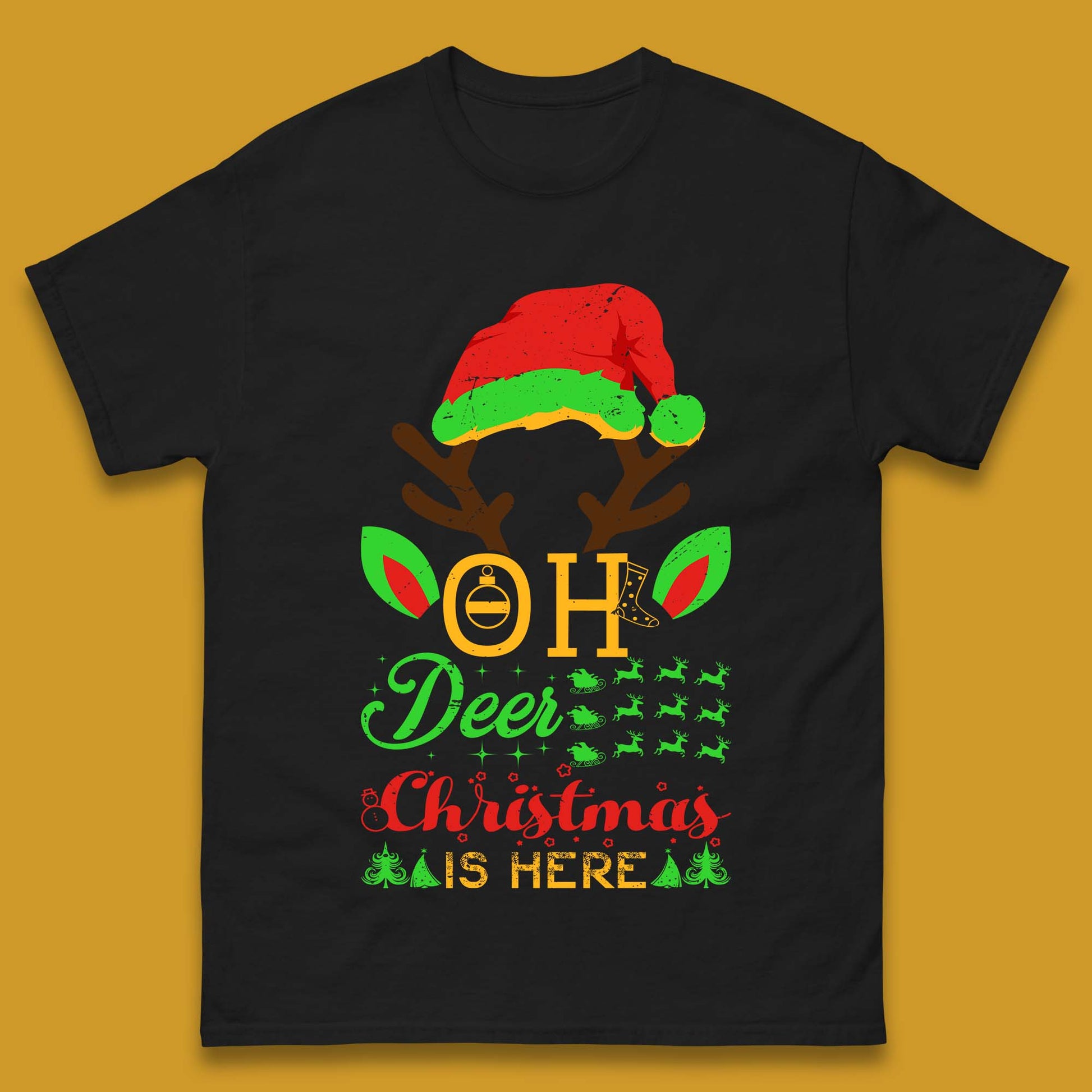oh deer christmas is here tee