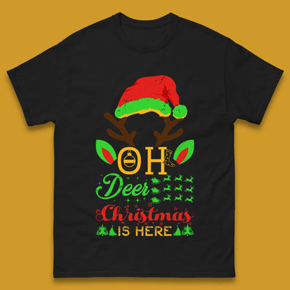 oh deer christmas is here tee