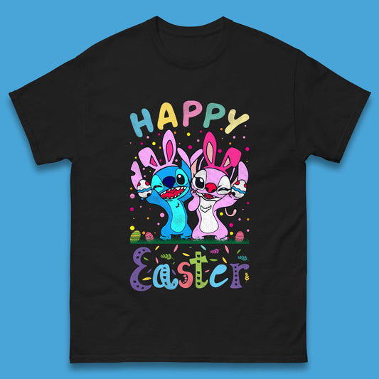 Happy Easter Stitch Mens T-Shirt