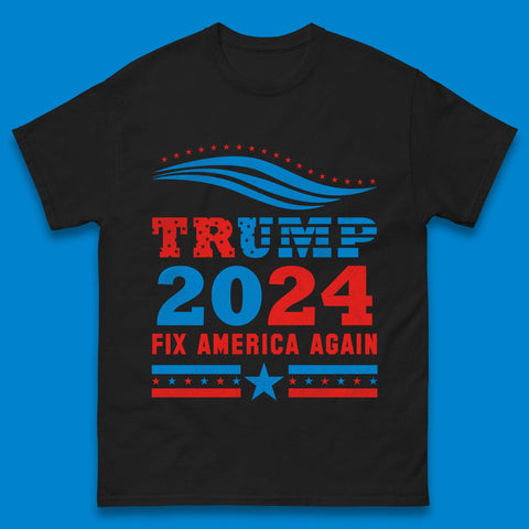 Trump 2024 Fix America Again Mens T-Shirt