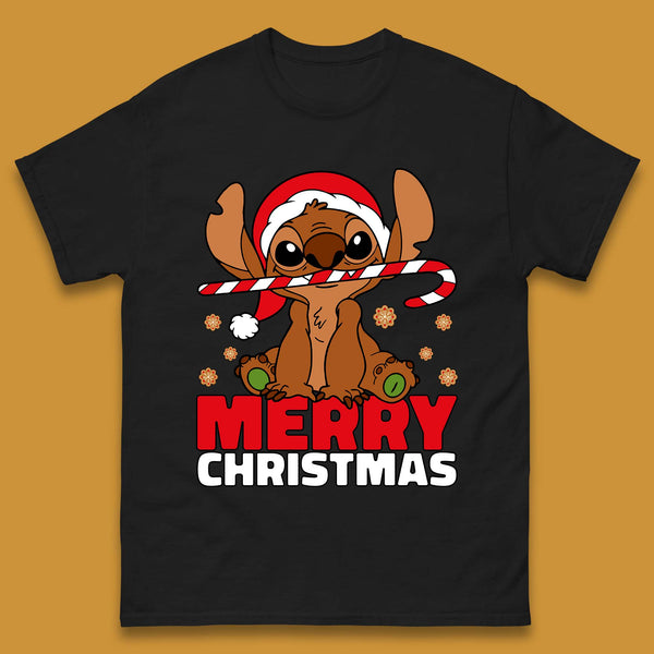 Gingerbread Stitch Christmas Mens T-Shirt