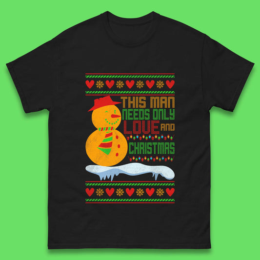 snowman christmas t shirt