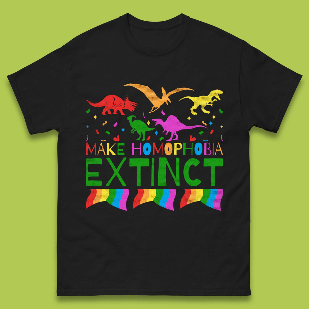 Make Homophobia Extinct Mens T-Shirt