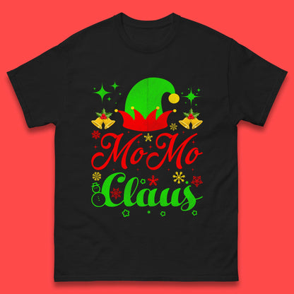 christmas momo claus elf hat t shirt