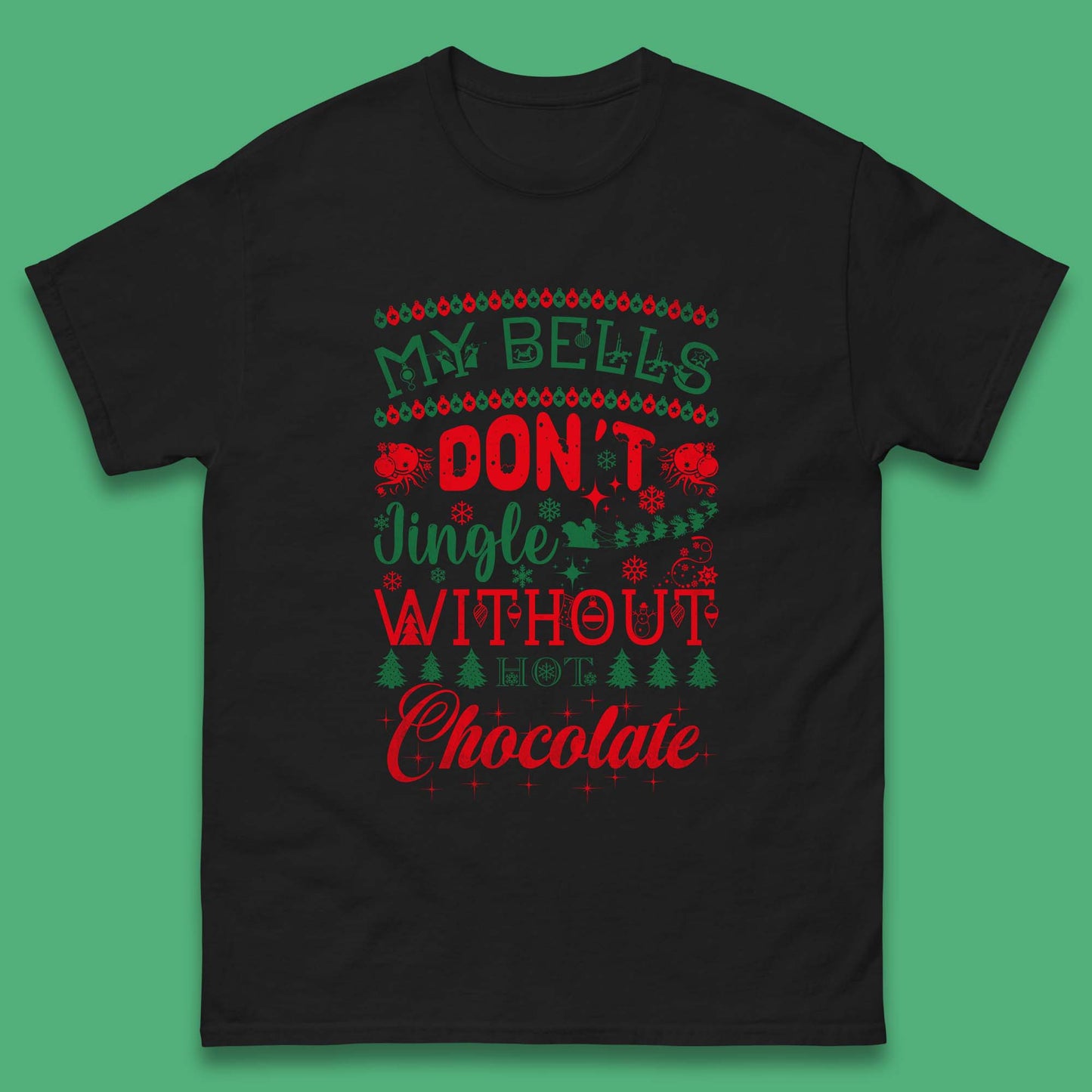 funny christmas chocolate t shirt