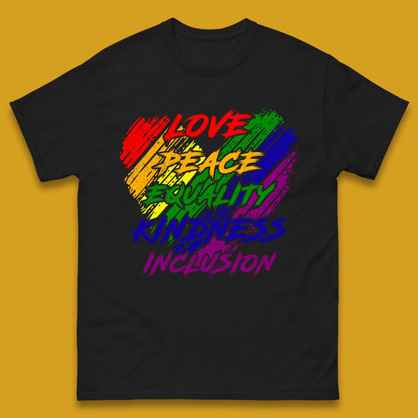 Love Peace Equality Mens T-Shirt