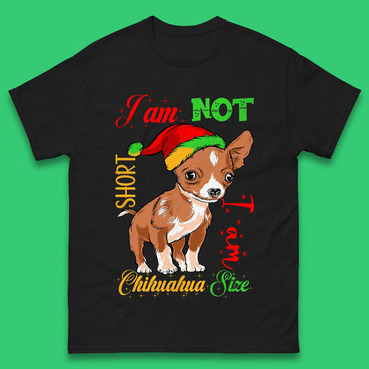 Chihuahua Size Christmas Mens T-Shirt