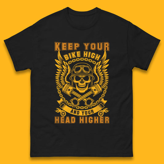 Keep Your Bike High Mens T-Shirt