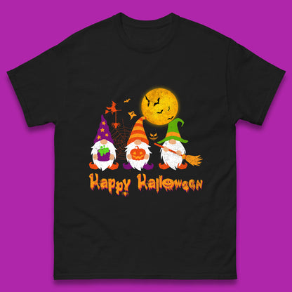 Happy Halloween Gnomies Spooky Witch Gnomes Scary Gnome Lover Mens Tee Top