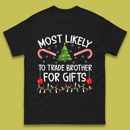 trade brother for christmas gifts t shirt