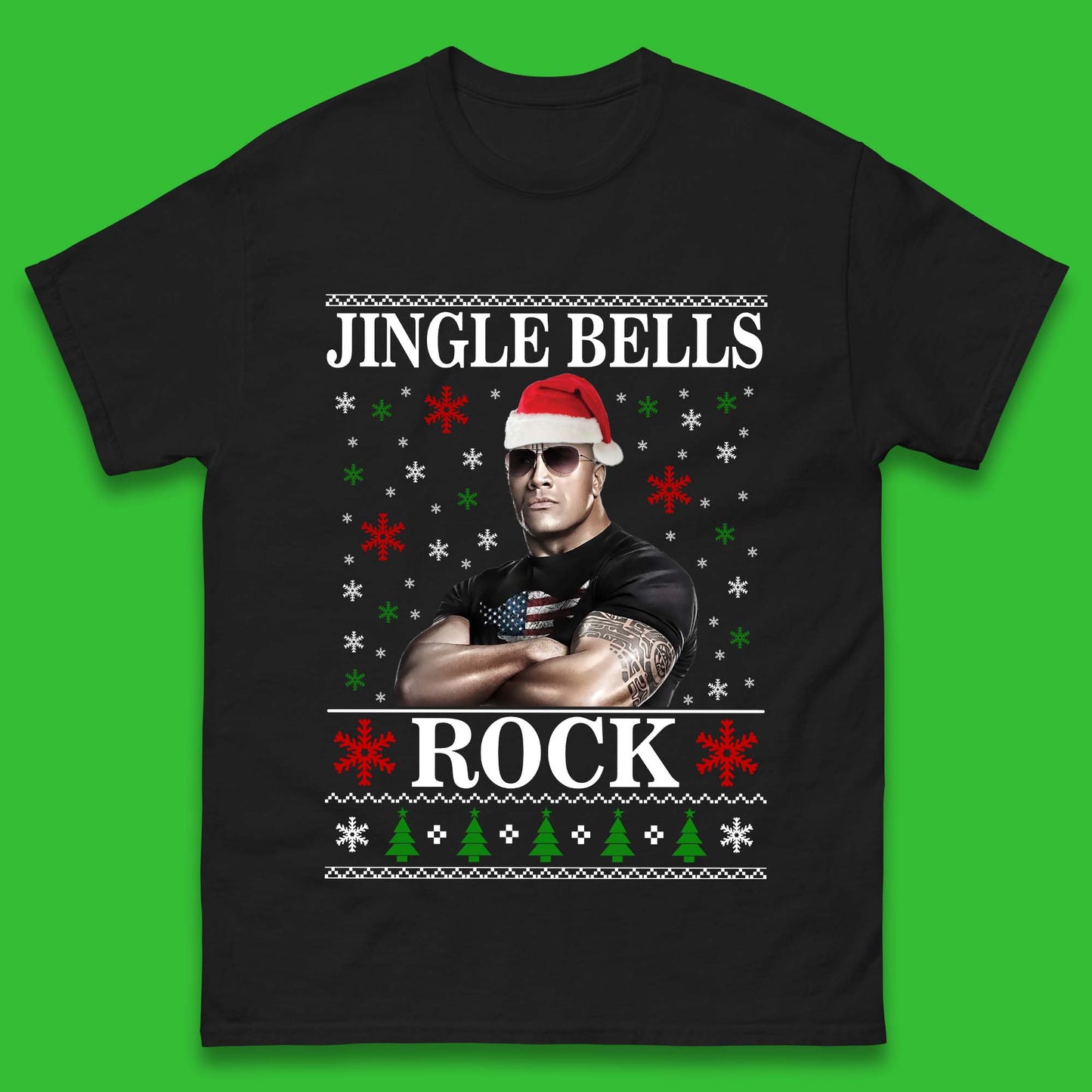 Jingle Bell Rock Christmas Mens T-Shirt