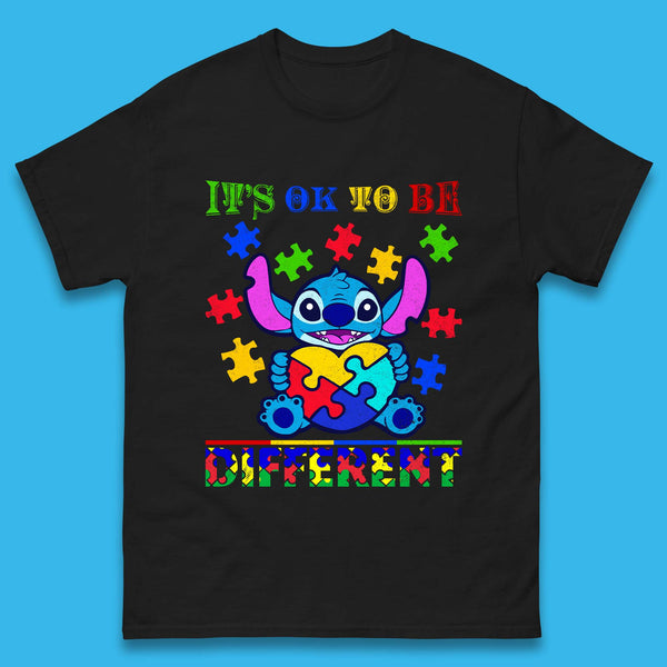 Disney Stitch Autism Mens T-Shirt