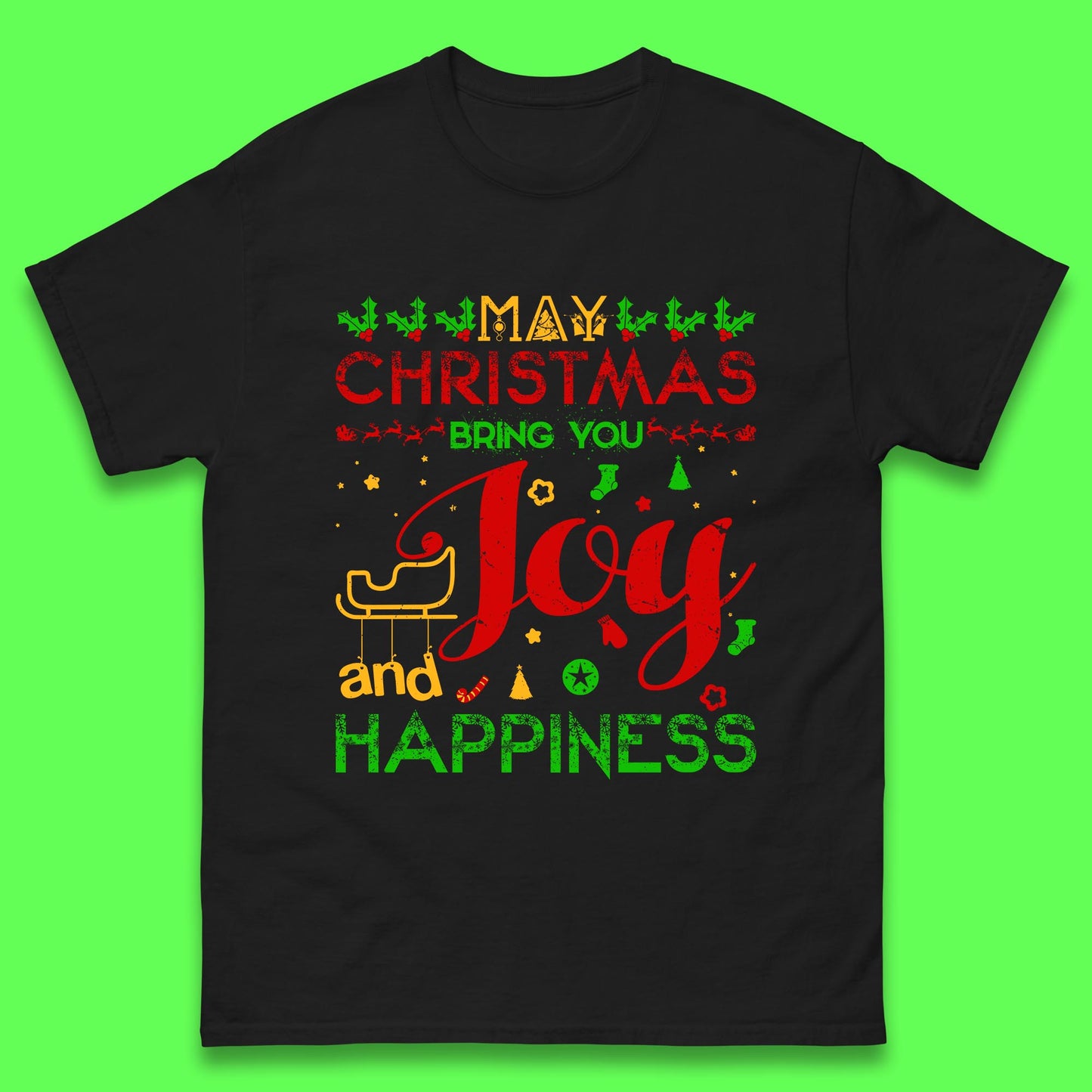 may christmas bring you joy and happiness tee