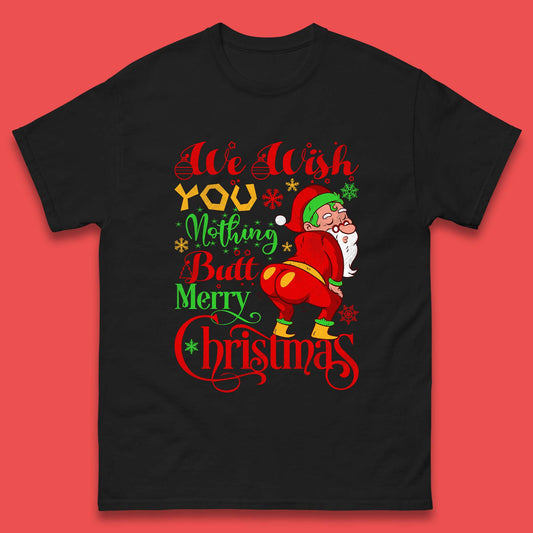 naughty santa christmas t shirt