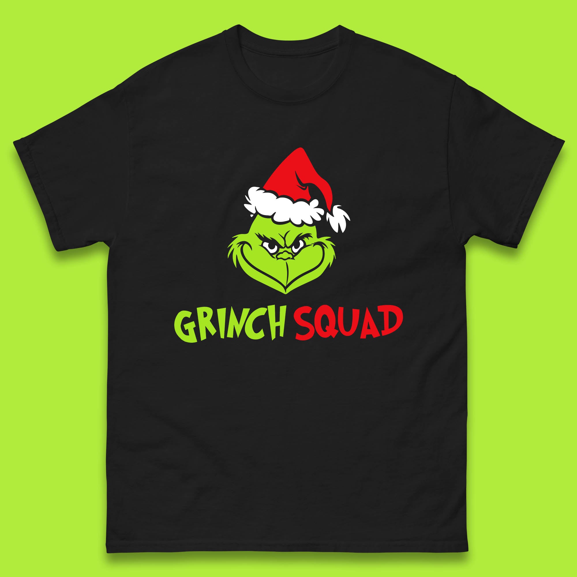 TShirt-People Felpa Con Cappuccio Unisex Grumpy Grinch - 100% Cotone, Nero, Taglia XXL - Stampata DTG