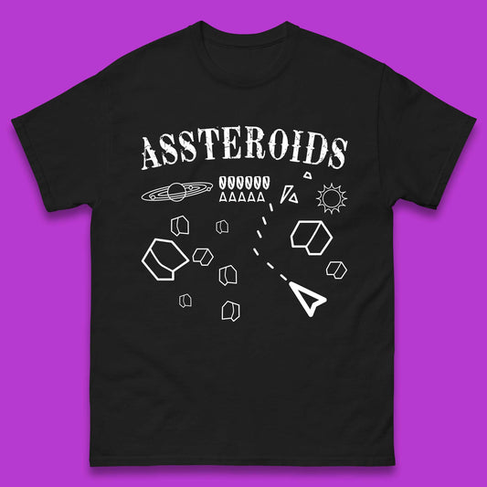 Assteroids Video Game Mens T-Shirt