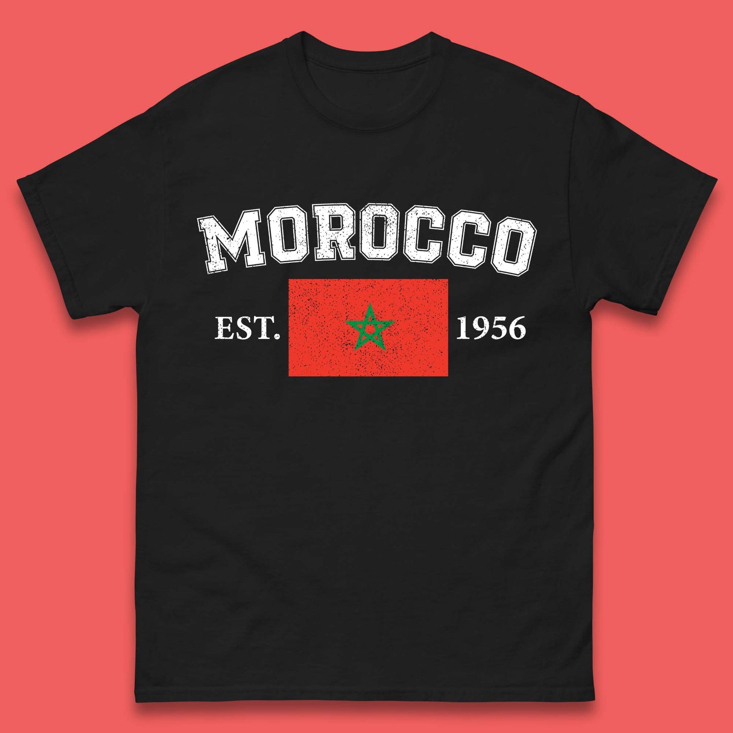 Morocco Est 1956 Mens T-Shirt
