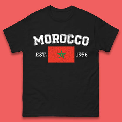Morocco Est 1956 Mens T-Shirt