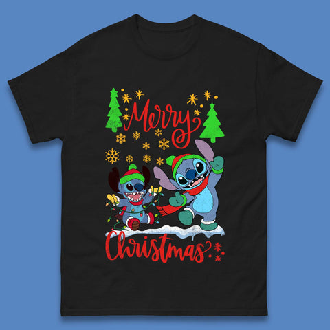 Stitch Squad Christmas Mens T-Shirt