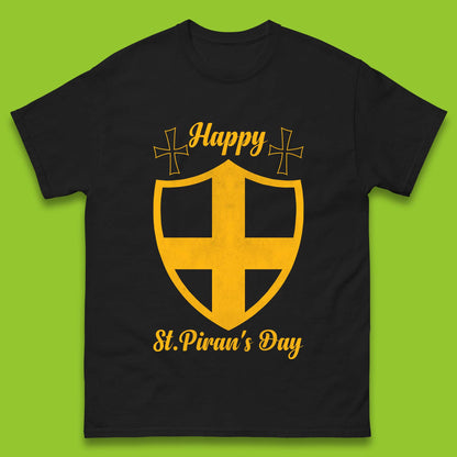 Happy St. Piran's Day Mens T-Shirt