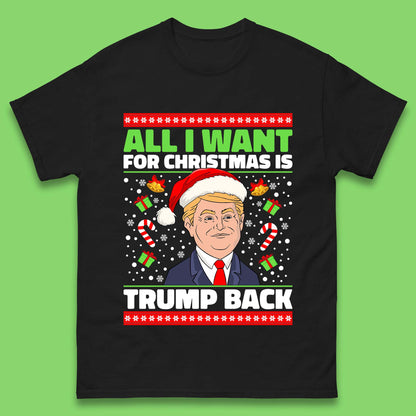 Trump Back Christmas Mens T-Shirt