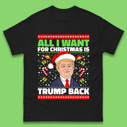 Trump Back Christmas Mens T-Shirt