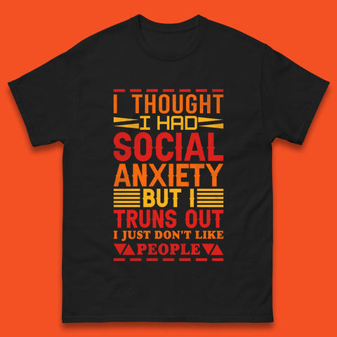 Social Anxiety Mens T-Shirt
