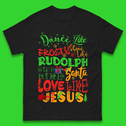 Dance Like Frosty Christmas Mens T-Shirt