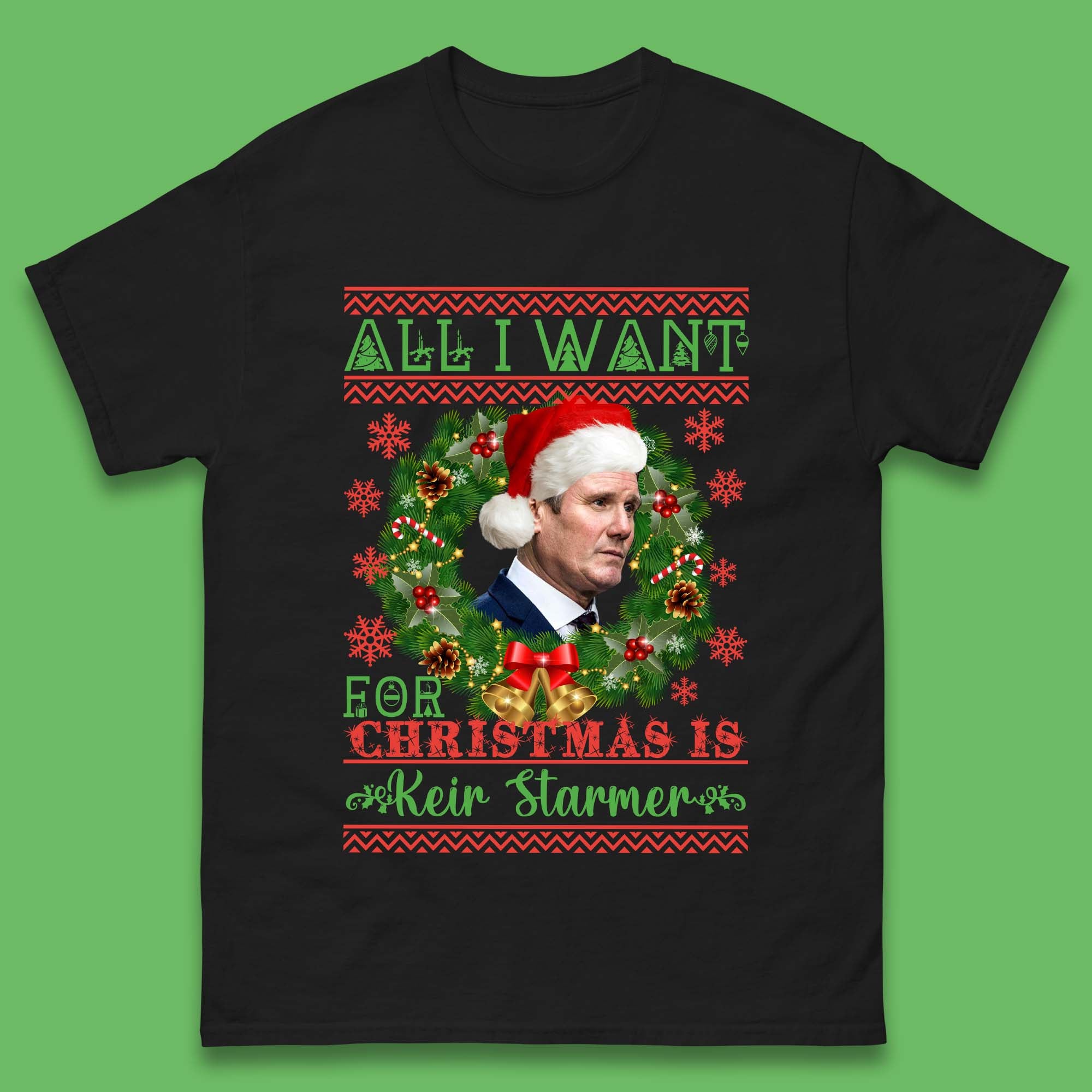 Keir Starmer Christmas Mens T-Shirt