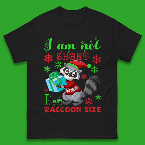 Raccoon Christmas Mens T-Shirt