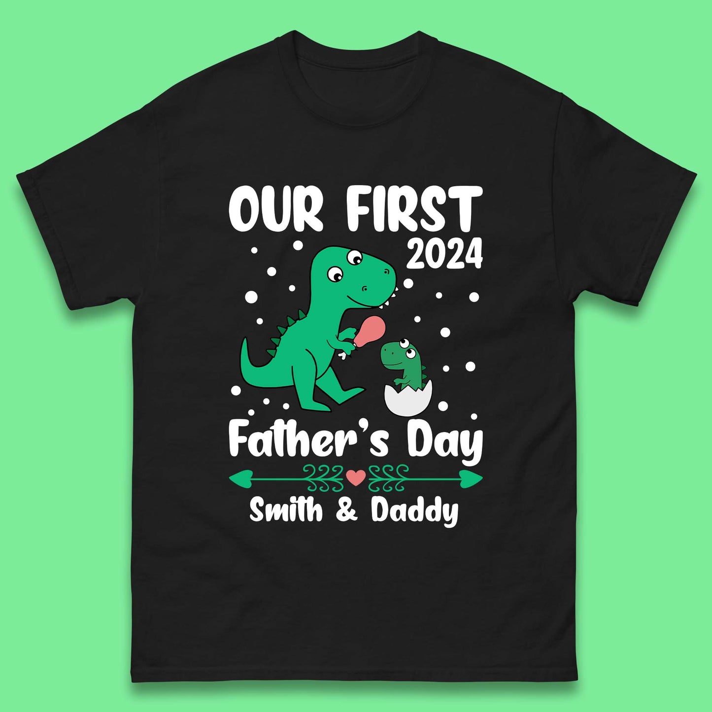 Personalised First Father's Day Mens T-Shirt