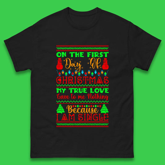 christmas single quote t shirt