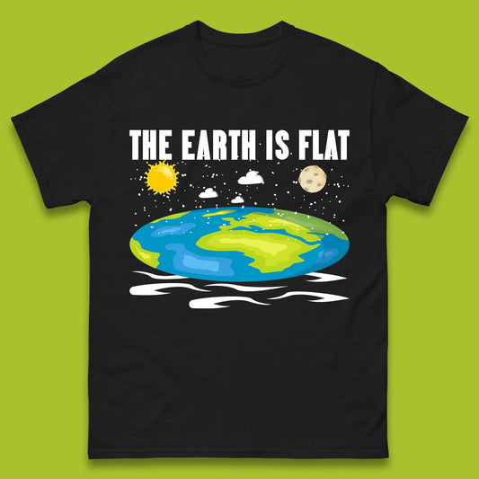 The Earth Is Flat Mens T-Shirt