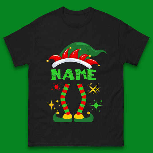 Personalised Elf Christmas Mens T-Shirt